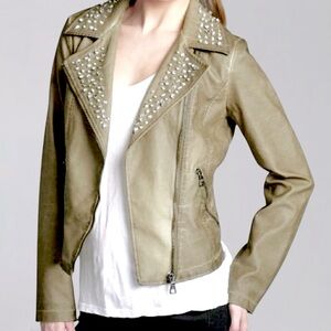 Sam Edelman Moto Jacket with Studs/Rhinestones